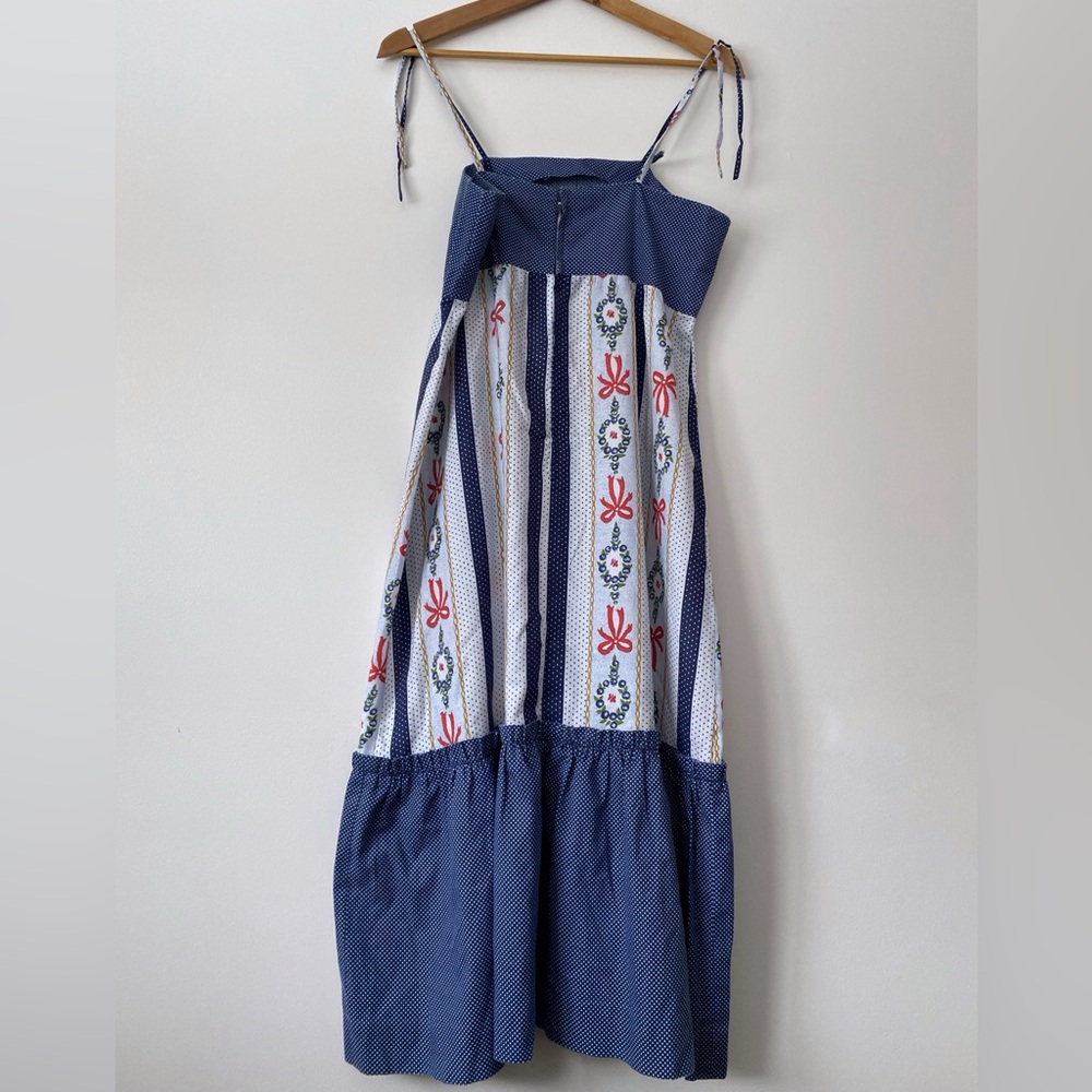 Vintage Tiered Striped Polka Dot Sundress from Flamboyant Dress Shop - Picture 8 of 13